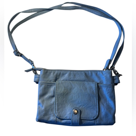 Rosetti Handbags - Retro Blue Vegan Leather Rossetti Crossbody Small Shoulder Bag Wallet
